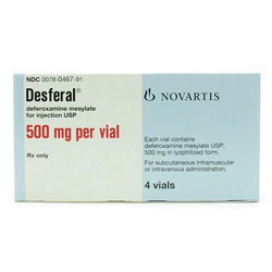 Desferal 500mg Injection